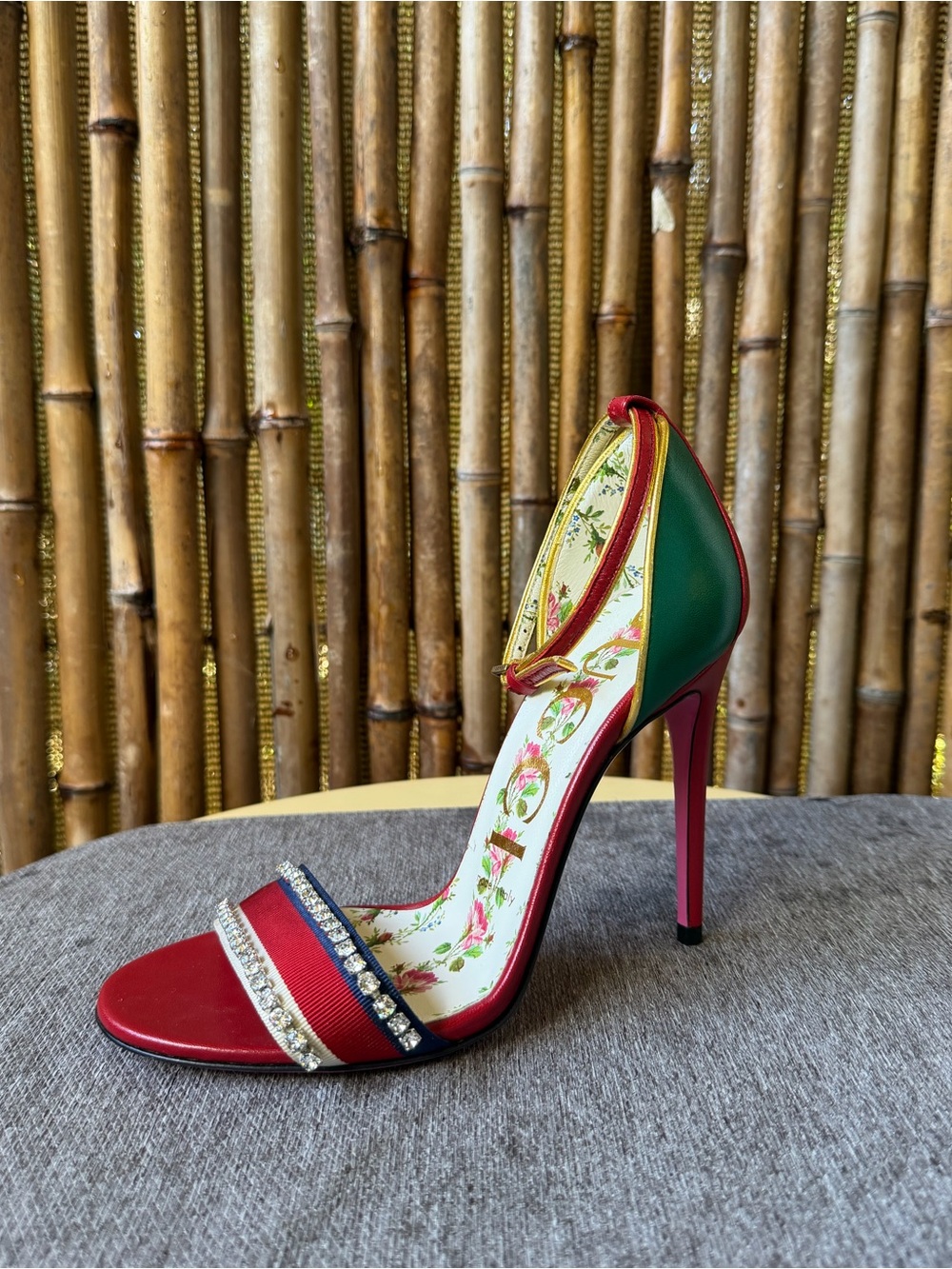 GUCCI Limited Edition Crystal Embellished Heels